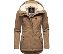 Winterjacke  Baumwolle taupe
