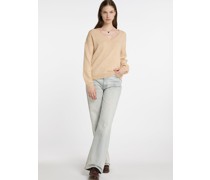Strick Pullover  Polyamid  gemustert