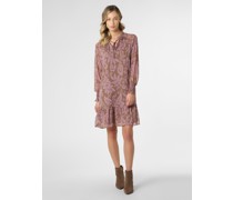 Kleid  Chiffon beige gemustert