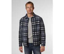 Jacke  marine kariert