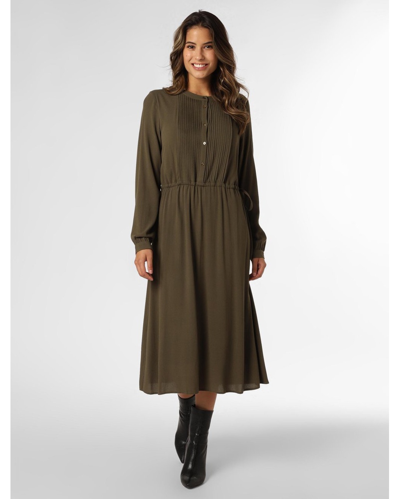IPURI Damen Kleid Viskose oliv