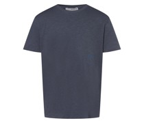 T-Shirt  Baumwolle indigo bedruckt