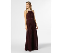 Abendkleid  Chiffon aubergine