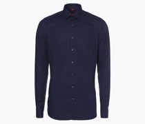 Hemd  Slim Fit Baumwolle marine Kent