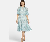 Midi-Chiffonkleid