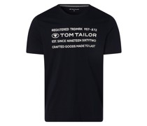 T-Shirt  Baumwolle marine bedruckt