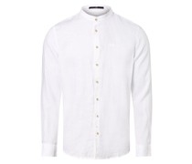 Leinenhemd  Regular Fit  Stehkragen