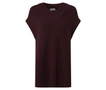 Pullunder  Wolle aubergine