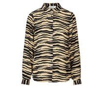 Bluse  gelb bedruckt
