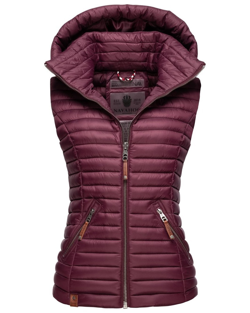 NAVAHOO Damen Steppweste lila
