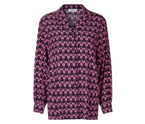 Shirt  Viskose pink bedruckt