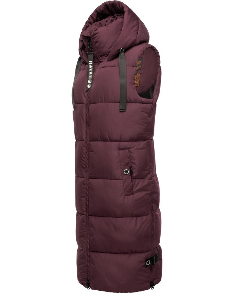 NAVAHOO Damen Steppweste lila