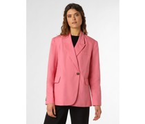 Blazer mit Leinen-Anteil