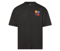 T-Shirt  Baumwolle anthrazit bedruckt