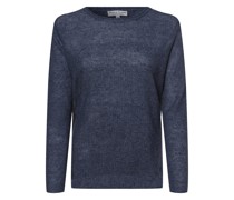 Leinenpullover  marine meliert