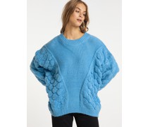 Oversize-Grobstrickpullover