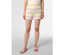 Shorts  Baumwolle ecru gestreift