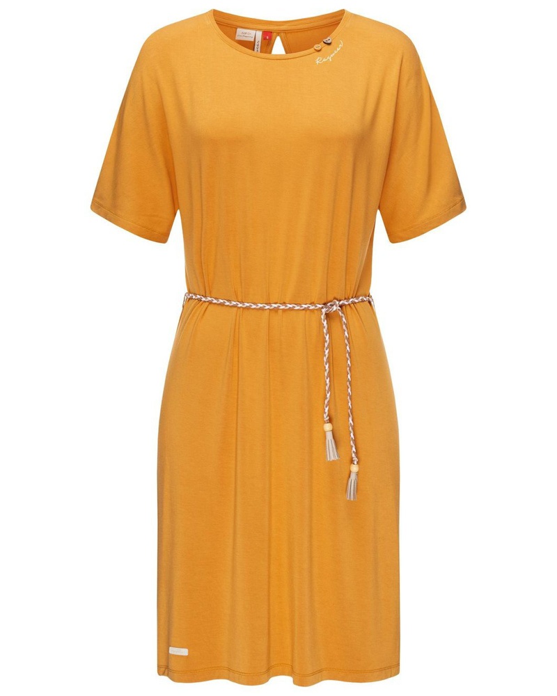 Ragwear Damen Jerseykleid mais