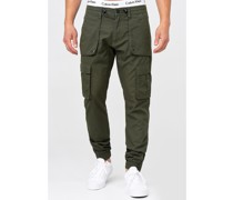 Cargohose  Baumwolle khaki