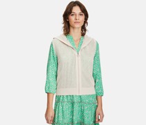 Strickweste  Baumwolle grau