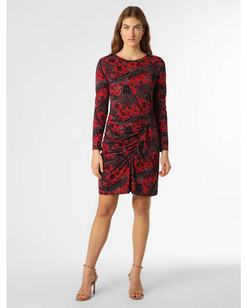 Ralph Lauren Damen Kleid rot gemustert