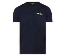 T-Shirt  Baumwolle marine bedruckt