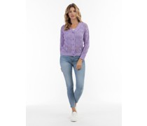 Strick Cardigan  flieder