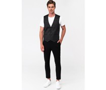 Weste  Regular Fit grau