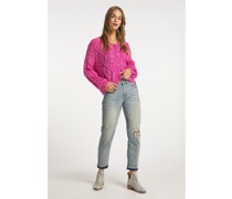 Strickjacke   gemustert