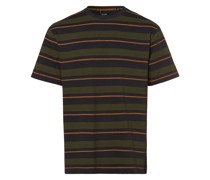 T-Shirt  Baumwolle marine gestreift