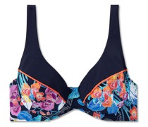 Bügel-Bikini-Top    gemustert