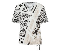 Shirt  Viskose beige bedruckt
