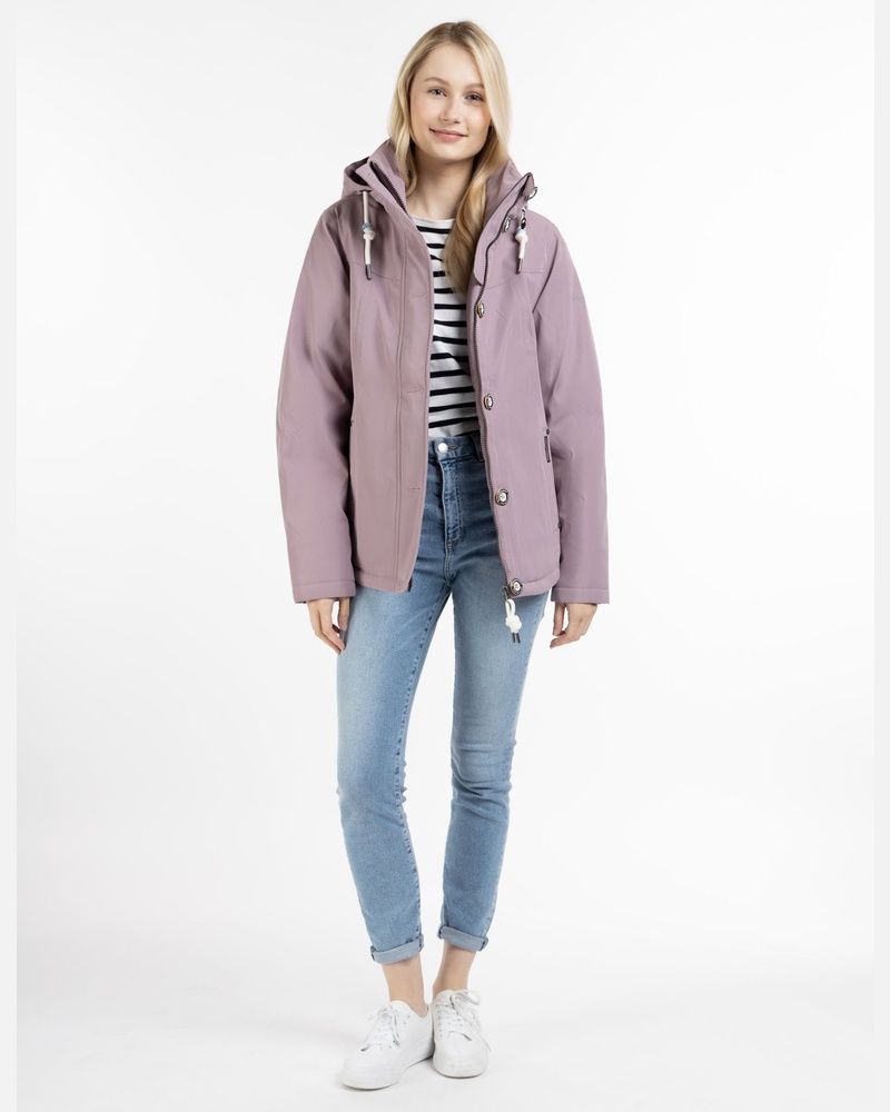 Schmuddelwedda Damen Wattierte Winterjacke lila