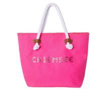 Strandtasche  Baumwolle himbeer