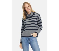 Strickpullover  Baumwolle mehrfarbig gestreift