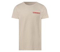 T-Shirt  Baumwolle kitt bedruckt