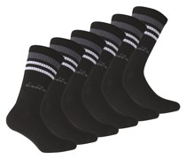 Socken 6er Pack Damen Baumwolle  gemustert