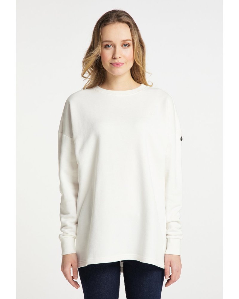 DreiMaster Damen Oversize Sweatshirt Baumwolle