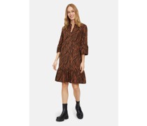 Casual-Kleid  Baumwolle  gemustert