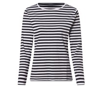 Langarmshirt  Baumwolle marine gestreift
