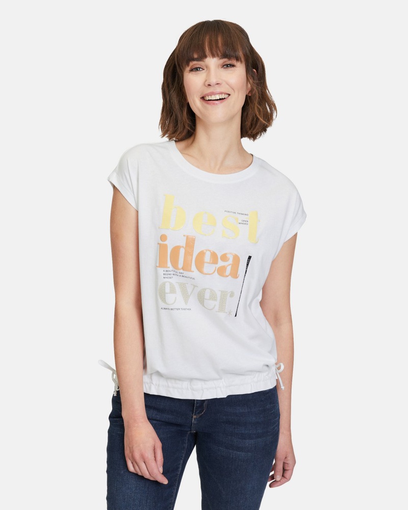 Betty Barclay Damen Baumwollshirt Baumwolle