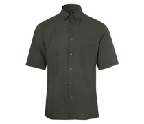 Hed it Leinen-Anteil  odern Fit tanne Button-Down