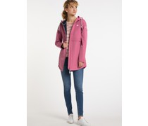 Kurzmantel aus Softshell  rosenholz