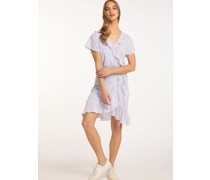 Minikleid  flieder gemustert