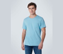 Jersey T-Shirt  Baumwolle aqua