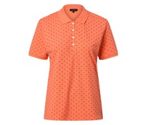 Poloshirt  Baumwolle  gepunktet