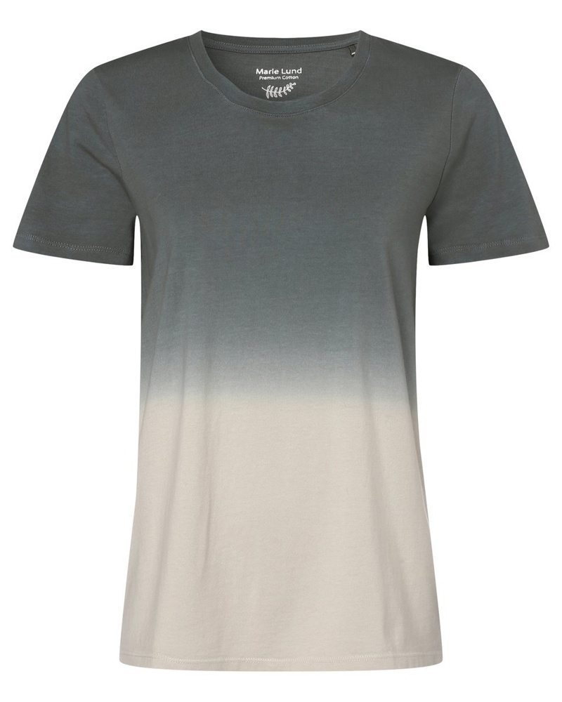 Marie Lund Damen T-Shirt Baumwolle tanne