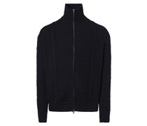 Strickjacke  Baumwolle marine