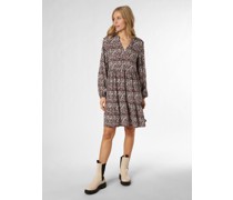 Kleid  Viskose schwarz gemustert
