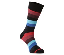 Feinstrick-Socken  Baumwolle  gestreift